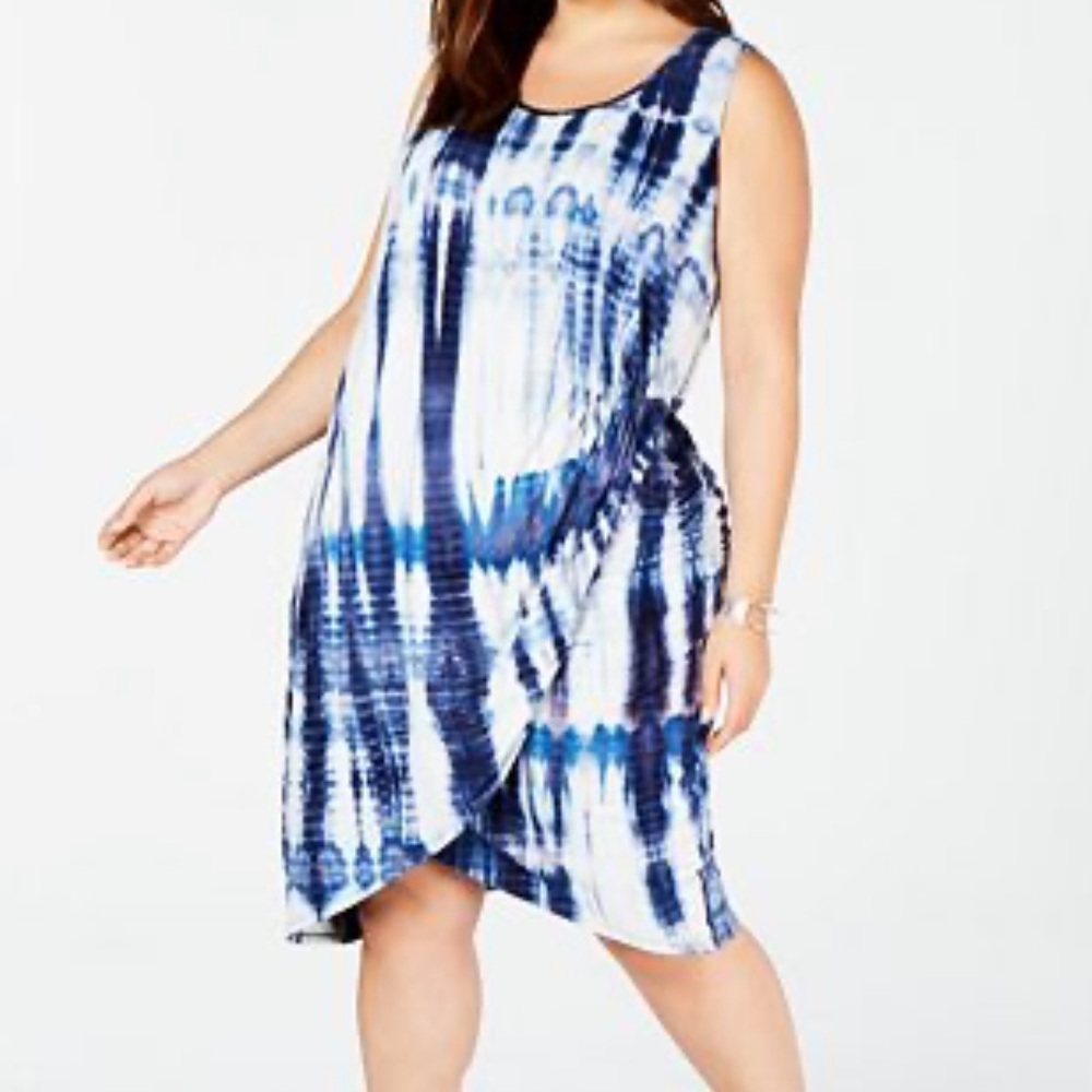 LOVE SQUARED Plus Size Tye Dye Dress